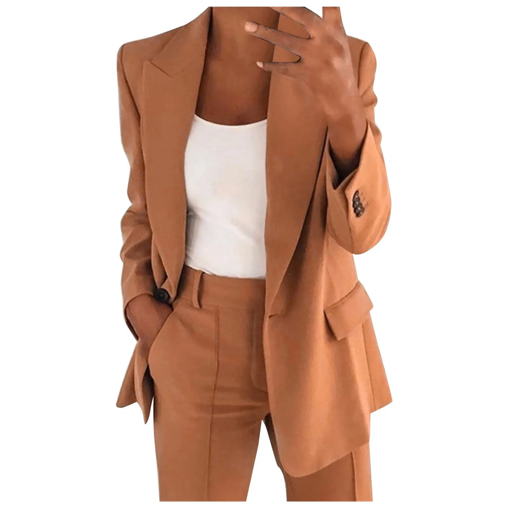 Women's Blazer Elegant Sporty Summer Fitted Jacket Suit Jacket Business Oversize Tracksuit Kpop blouse tops Kawaii