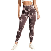 Load image into Gallery viewer, Sexy Women Gym Yoga Leggings High Waist Push Up Leggins Tie-dye Seamless Fitness Workout Leggins Sports Tights Running Pants