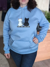 Load image into Gallery viewer, Streetwear Hoodies Fashion Women Sweatshirt Autumn Winter Long Sleeve Harajuku Hooded Sweater Korean Cartoon Cat sudadera mujer