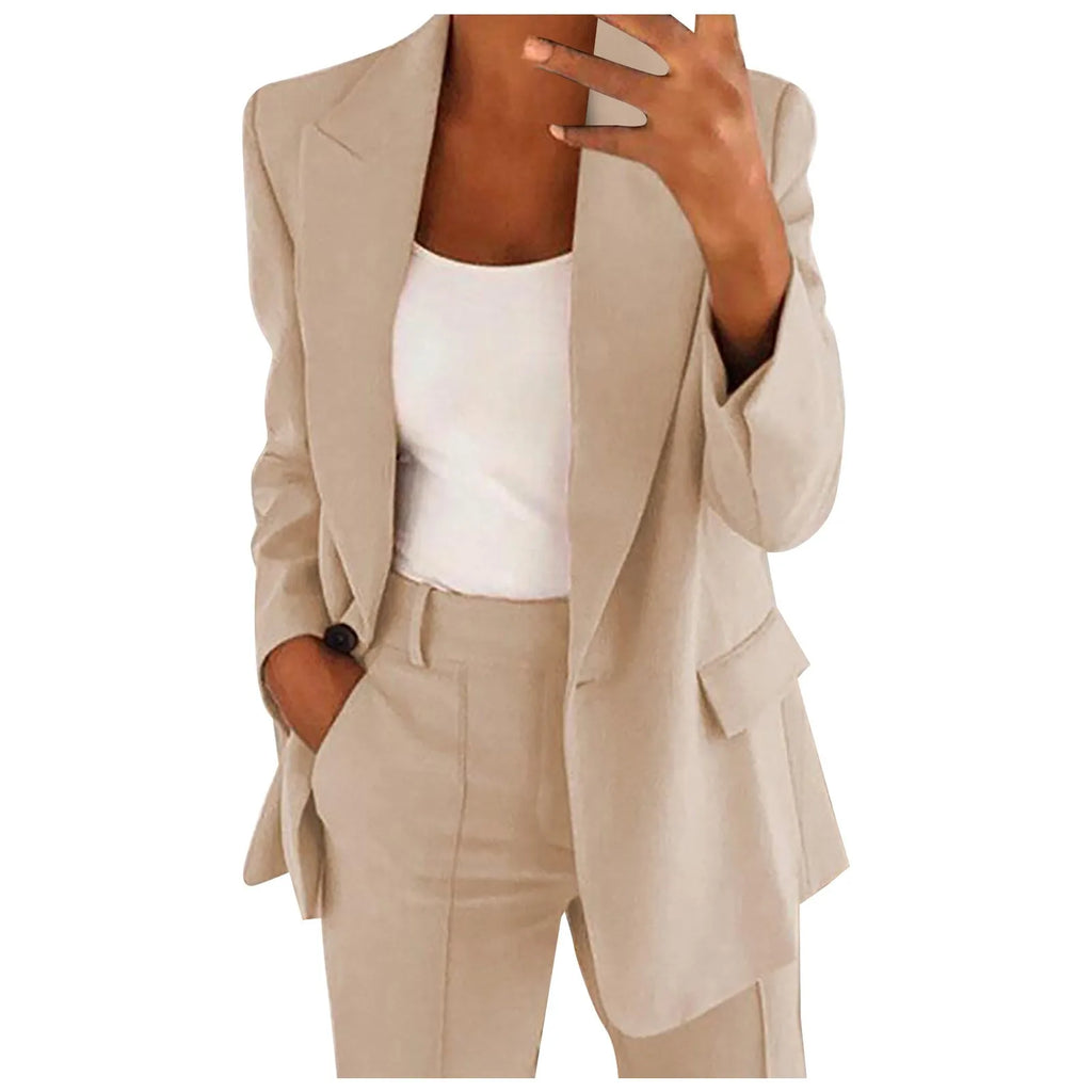 Women's Blazer Elegant Sporty Summer Fitted Jacket Suit Jacket Business Oversize Tracksuit Kpop blouse tops Kawaii