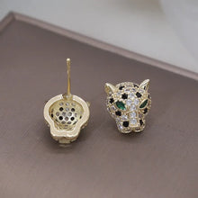 Load image into Gallery viewer, Korea New Design Fashion Jewelry Exquisite Copper Set Zircon Colorful Animal Leopard Earrings Luxury Women&#39;s Gala Party earrings