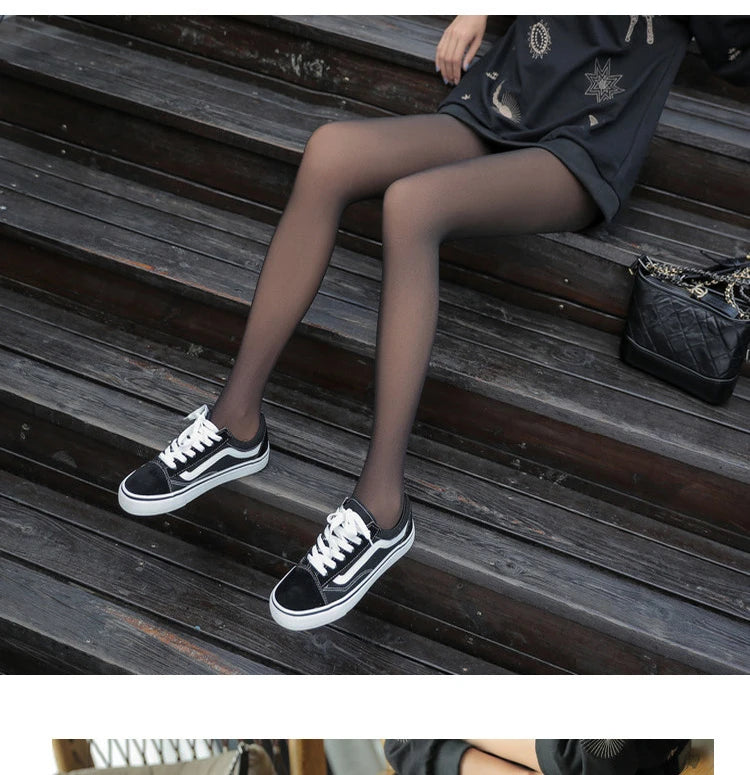 Thermal Stockings Woman Fleece Tights Sexy Winter Warm Pantyhose Translucent Slim Thicken Tights Elastic Velvet Pantyhose Thin