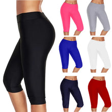 Load image into Gallery viewer, High Waist Push Up Fitness Leggings Crop Wide Waistband Cycling Short Leggings Workout Jogging For Women Training Leggings