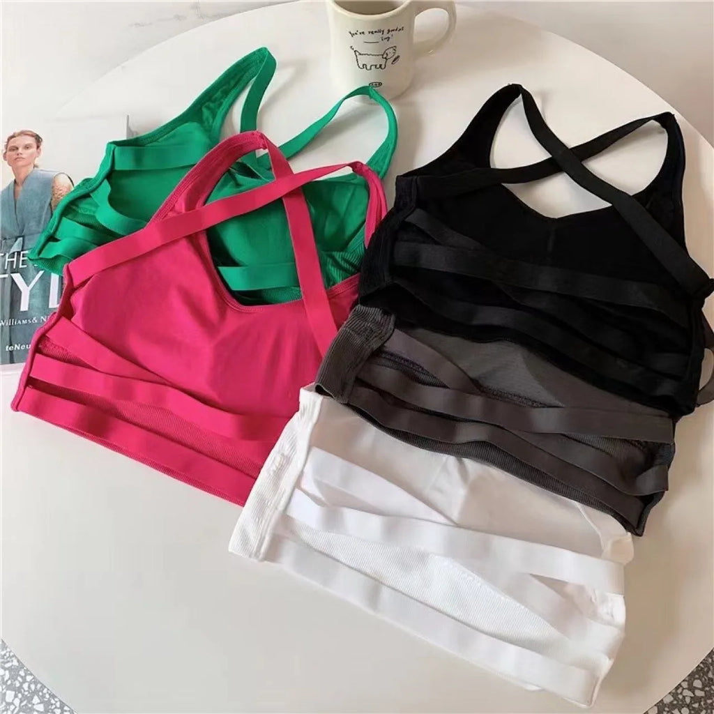 Women Sports Bra Seamless High Lmpact Sports Bra Sexy Yoga Fitness Top Sports Underwear Push-Up Bra Sportswear Bralette Female