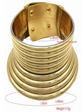 Load image into Gallery viewer, Exaggerated style collar necklace, explosive cool national style