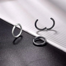 Load image into Gallery viewer, Jiayiqi New Party Stainless Steel Fake Earrings Women Men Painless Non-Piercing Clip Earring Fashion Punk Jewelry Hoop Earrings