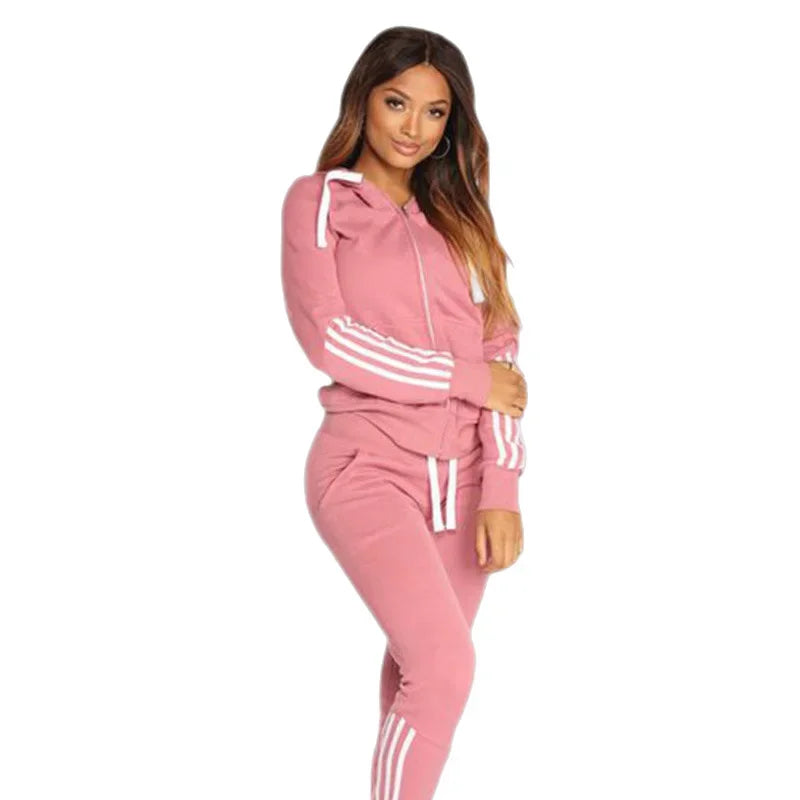 Women's Tracksuit Casual 2 Piece Sets Women Outfit Daily Fashion Jogging Comfortable Woman Pant Sets 2024 New Versatile Matching