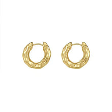 Load image into Gallery viewer, Simple Silver Color Golden Metal Hoop Earrings for Women Fashionable Personalized Daily Accessories Party Jewelry Birthday Gifts