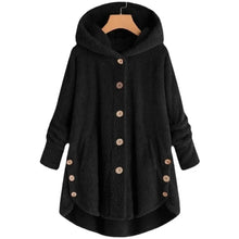 Load image into Gallery viewer, Autumn Winter Coat Women Warm Teddy Bear Coat Wool Jacket Female Plush Coat Hooded Jacket New Women&#39;s Coats Solid Color Jacket