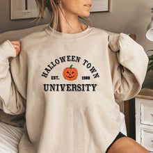 Load image into Gallery viewer, Halloweentown Sweatshirt Halloween Town Est 1998 University Sweatshirts Fall Hoodies Pullover Pumpkin Halloween Sweatshirt Tops