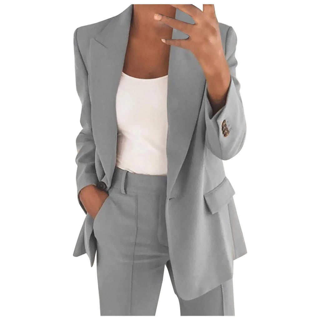 Women's Blazer Elegant Sporty Summer Fitted Jacket Suit Jacket Business Oversize Tracksuit Kpop blouse tops Kawaii