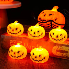 Load image into Gallery viewer, Halloween Theme Pumpkin Lantern Toy Festive Atmosphere Decoration Props LED Simulation Pumpkin Lantern Party Luminous Toys