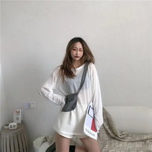 Load image into Gallery viewer, Sheer T-shirts Women Loose Korean Style Summer Sun-proof Casual Simple All-match Thin Lazy Fashion Ulzzang Temperament Classic