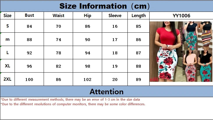 New Colored Flower Wrapped Hip Short sleeved Dress for Women