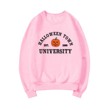 Load image into Gallery viewer, Halloweentown Sweatshirt Halloween Town Est 1998 University Sweatshirts Fall Hoodies Pullover Pumpkin Halloween Sweatshirt Tops