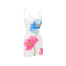 Load image into Gallery viewer, Sexy Mini Dress Women Summer New Fashion Streetwear Print Sleeveless Strap Backless White Dress Casual Slim Elegant Female Dress