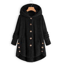 Load image into Gallery viewer, Autumn Winter Coat Women Warm Teddy Bear Coat Wool Jacket Female Plush Coat Hooded Jacket New Women&#39;s Coats Solid Color Jacket