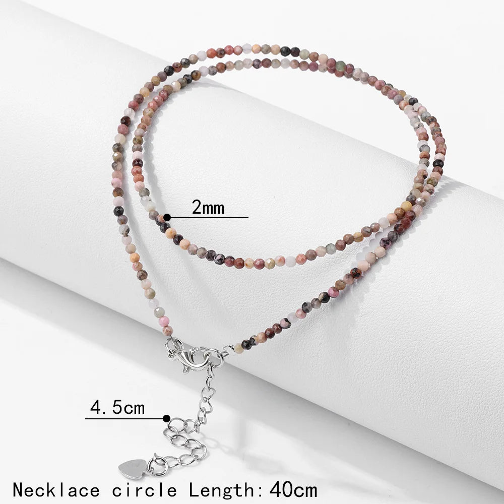 3Pcs/Lot Irregular Stone Necklaces Freeform Natural Stone Pendant Necklace Crystals Amethysts Necklace for Women Men Jewelry