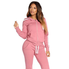 Load image into Gallery viewer, Women&#39;s Tracksuit Casual 2 Piece Sets Women Outfit Daily Fashion Jogging Comfortable Woman Pant Sets 2024 New Versatile Matching