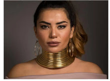 Load image into Gallery viewer, Exaggerated style collar necklace, explosive cool national style