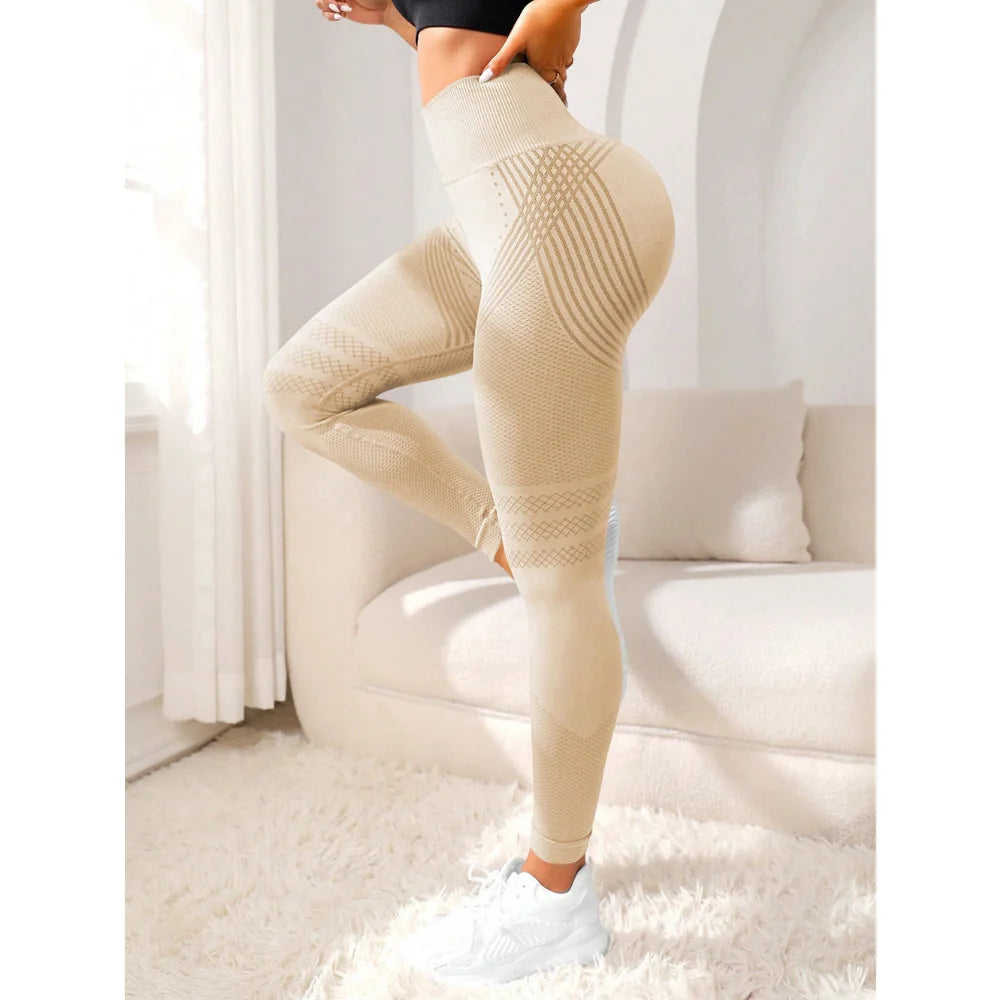 Women Winter Gym Seamless Leggings Yoga Sports Pant Stretchy High Waist Leggings Fitness Leggings Sports Activewear Leegings