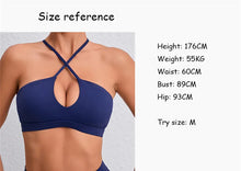 Load image into Gallery viewer, Hearuisav New Gym Top Women Training Yoga Clothes Stretch Women Sports Underwear Fitness Workout Cross Yoga Bra Sexy Sports Bra