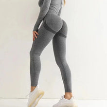 Load image into Gallery viewer, Fitness Women Sport Seamless Leggings High Waist Elastic Solid Yoga Leggings Gym Jogging Quick Dry Push Up Slim Pants Female