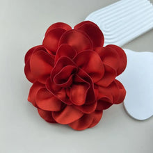 Load image into Gallery viewer, 19CM Brooch Handmade Clothing Accessory Satin Large Flower Lapel Pin French Ornamental Pin