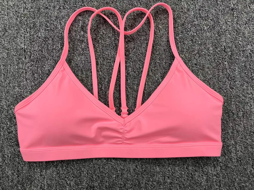 2024 Sports Bra Women Gym Yoga Sport Bra Bralette Mujer Brassiere Sport FemWhite Blue Navy Workout Top Red Pink