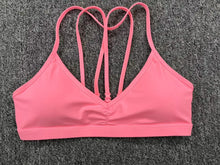 Load image into Gallery viewer, 2024 Sports Bra Women Gym Yoga Sport Bra Bralette Mujer Brassiere Sport FemWhite Blue Navy Workout Top Red Pink