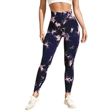 Load image into Gallery viewer, Sexy Women Gym Yoga Leggings High Waist Push Up Leggins Tie-dye Seamless Fitness Workout Leggins Sports Tights Running Pants