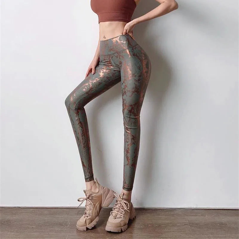 Serpentine Sports Tights Woman Push Up Leggings Sport Casual Gym Fitness Running Leggins Sexy Female High Waist Legging Pants