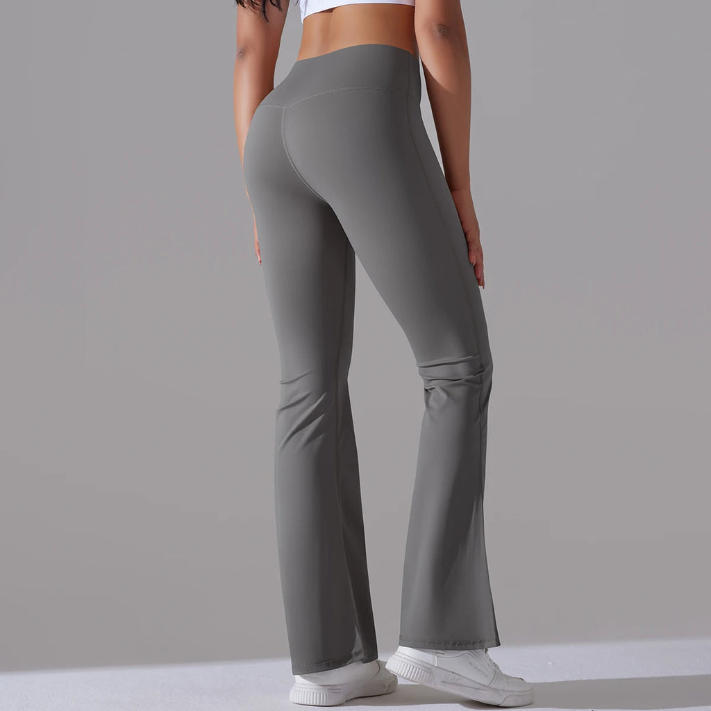 Flare Leggings Yoga Pants Women Bell Bottoms Yoga Trousers High Waist Gym Fitness Pants Stretch Daily Dance Workout Leggings