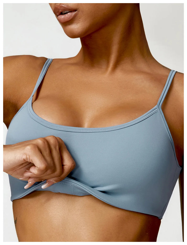 Breathable Sexy Sports Underwear Shockproof Crop Top Anti-sweat Fitness Top Women Yoga Bra Push Up Sport Top Gym Workout Top