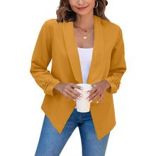 Load image into Gallery viewer, Summer Black Blazers Women 2024 Female Office Lady Nine Quarter Blazer Open Stitch Womens Slim Coats Femme Ladies Notched Tops