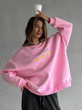 Bornladies Women's Loose Sweatshirt Loose Printing Hoodies Female Fashion Casual Oversized  Autumn Winter Warm Couple Pullovers