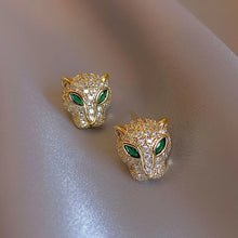 Load image into Gallery viewer, Korea New Design Fashion Jewelry Exquisite Copper Set Zircon Colorful Animal Leopard Earrings Luxury Women&#39;s Gala Party earrings