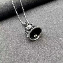 Load image into Gallery viewer, Archangel Motorcycle Bell Pendant Men&#39;s Riding Exorcism Necklace Bicycle Biker Rock Party Jewelry Gift