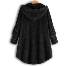 Load image into Gallery viewer, Autumn Winter Coat Women Warm Teddy Bear Coat Wool Jacket Female Plush Coat Hooded Jacket New Women&#39;s Coats Solid Color Jacket